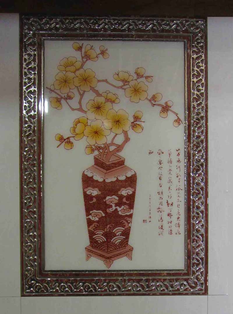 高雅花瓶艺术壁砖---迁安沙河驿海龙建筑陶瓷