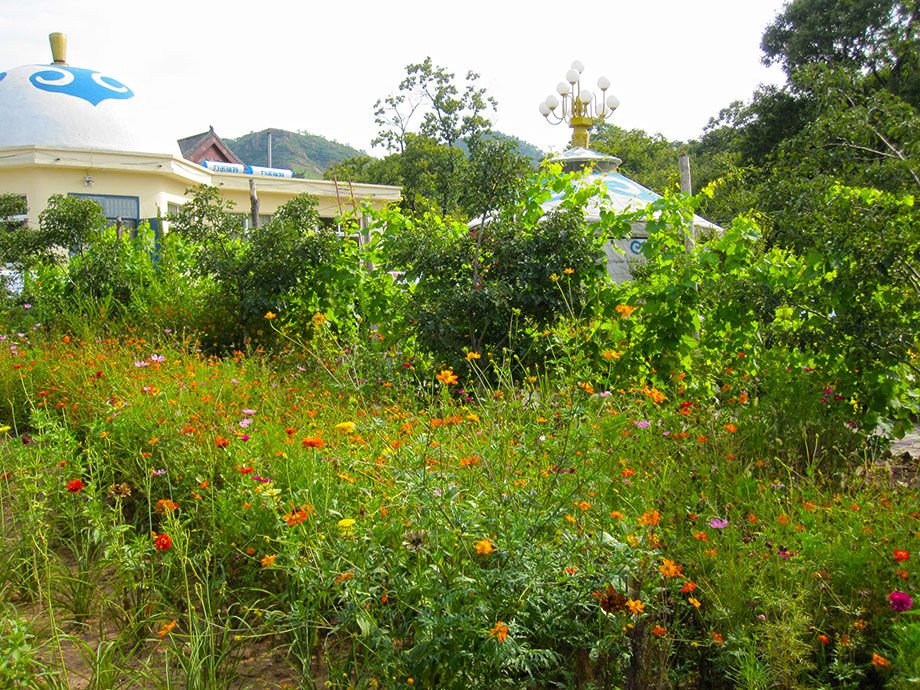 迁安山叶口洪格尔民族风情园 园内风景