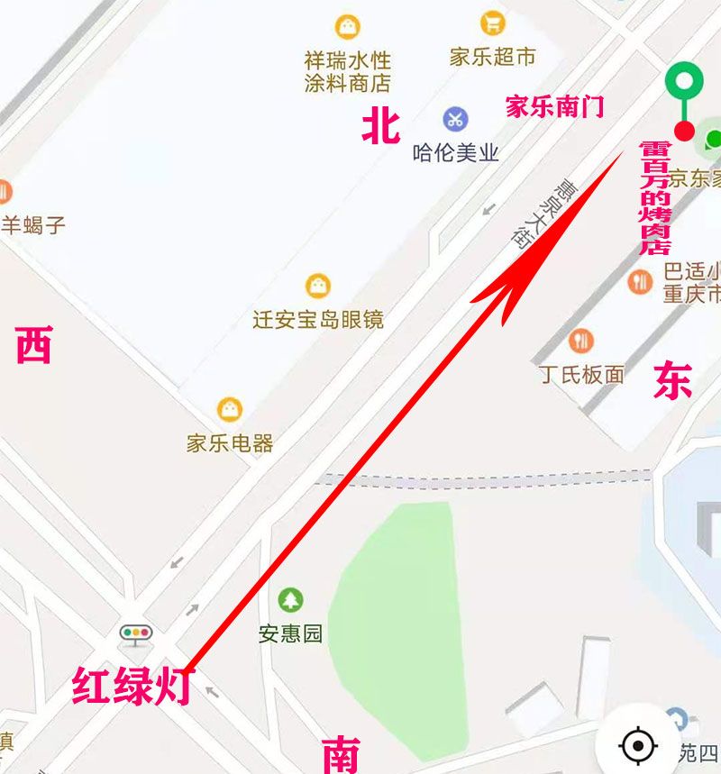 迁安雷百万的烤肉店-位置图.jpg
